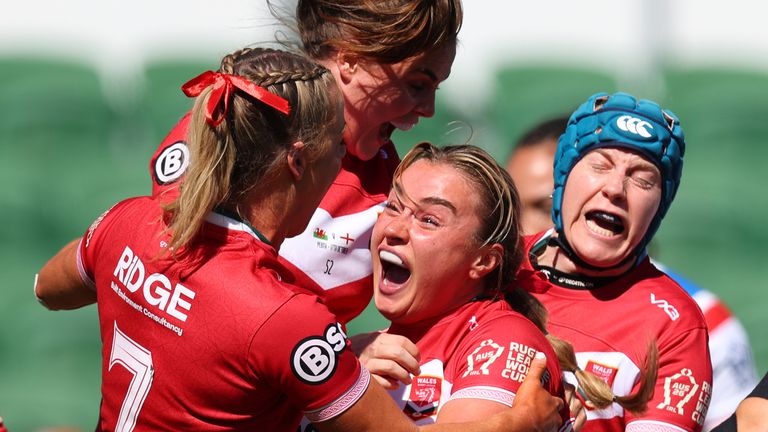 Travers scored her nation's first ever try at the tournament 
