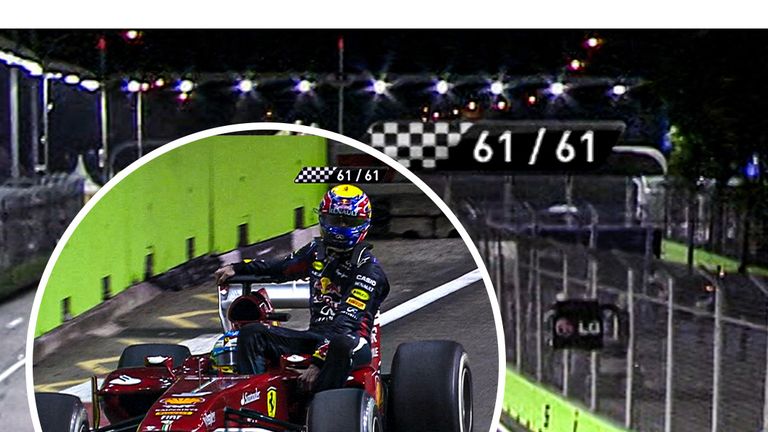 Webber gets a ride from Alonso in 2013 Singapore GP!