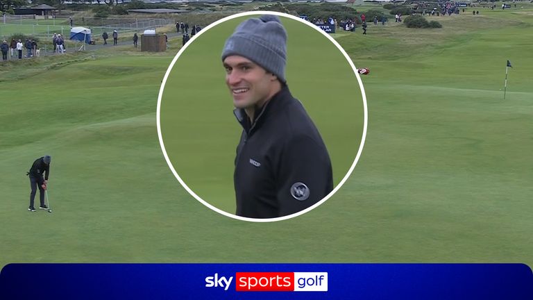 WHOOP CEO Will Ahmed sinks incredible monster putt at Alfred Dunhill Links Championship