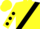 Silk - Yellow, Black Sash, Black spots on Sleeves, Yellow Cap
