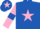 Silk - Royal Blue, Pink star, Pink sleeves, Royal Blue armlets, Royal Blue cap, Pink star