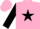 Silk - Hot Pink, Black Star, Black Sleeves