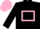 Silk - BLACK, pink hollow box, pink cap