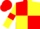 Silk - Red and Yellow (quartered), Yellow sleeves, Red armlets