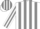 Silk - White, Grey Stripes