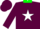 Silk - Maroon, green & white Star, white Rouse Racing, green collar