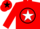 Silk - Red, black Circle, white star, J/A