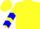 Silk - Yellow, Blue Circled M, Blue Chevrons on Sleeves, Yellow Cap