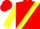 Silk - Red, Yellow Sash, Yellow Bars on Sleeves, Red Cap