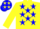 Silk - Yellow, Blue stars and cap