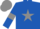 Silk - Royal Blue, Grey star, armlets and cap