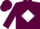 Silk - Maroon, maroon 'B' on white diamond, maroon sleeves