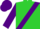 Silk - Lime Green, Purple Sash, Purple Sleeves, Purple Cap