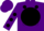 Silk - Purple, Black disc, Purple 'MJM', Black spots