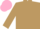 Silk - Light Brown, Pink cap