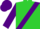 Silk - Lime Green, Purple Sash, Purple Sleeves and Cap