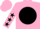 Silk - PINK, black disc, black stars on sleeves, pink cap
