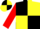 Silk - Black and Yellow (quartered), Red sleeves
