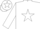 Silk - Teal, white 'JEM' on navy oval emblem on back, white star on navy