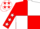 Silk - Red and White (quartered), Red sleeves, White stars