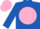 Silk - Royal Blue, Pink disc, Pink Band on Sleeves, Pink Cap