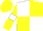 Silk - White and Yellow (quartered), Yellow sleeves, White armlets, Yellow cap