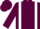 Silk - MAROON, White 'R', White Braces, White