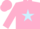 Silk - Pink, Light Blue star