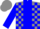 Silk - Grey, Blue Panel, Grey and Blue blocks on Sleeves, Grey Cap