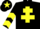 Silk - Black, Yellow Cross of Lorraine, chevrons on sleeves, Black cap, Yellow star