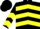 Silk - Black, Yellow 'WSO', Yellow Chevrons o