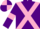 Silk - Purple, Pink cross belts and armlets, quartered cap