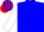Silk - Blue, Red 'C', Blue Stripes on White Sleeves