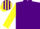 Silk - Purple, Yellow Sleeves, Purple and Yellow Striped Cap