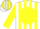 Silk - White, Yellow Belt, White F on Yellow disc, Yellow Stripes on Sleeves,