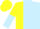 Silk - Yellow, Black BPS on Light Blue Panel, Yellow and Light Blue Halved