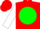 Silk - Red, White BDV on Green disc, White Bars on Sleeves, Red Cap