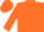 Silk - ORANGE, White 'PP', Orange Bars on Slvs