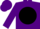 Silk - Purple, Black Dragon on disc, Purple Cap