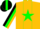 Silk - Gold, Gold '$' on Green Star, Green '$$', Green Stripe