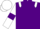 Silk - Purple, White epaulets, White sleeves, Purple armlets, White cap
