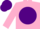 Silk - Pink, Purple disc, Purple cap