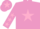 Silk - MAUVE, pink star, pink stars on sleeves, pink star on cap
