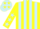 Silk - Yellow and Light Blue stripes, stars on sleeves and cap