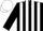 Silk - Aqua, black and  white stripes, aqua cap