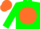 Silk - Fluorescent Green, Green FC on Orange disc, Orange Cap