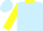 Silk - LIGHT BLUE, Yellow Emblem, Collar and Sleeves