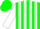 Silk - Hunter Green, White Epaulets, White Stripes on Sleeves, Hunter Green Cap