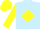 Silk - Light blue, yellow diamond belt, yellow sleeves, yellow cap