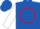 Silk - Royal Blue, White 'TA', Red Circle on White Sleeves